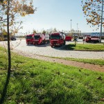 L'area parcheggio del Polo di Mortara